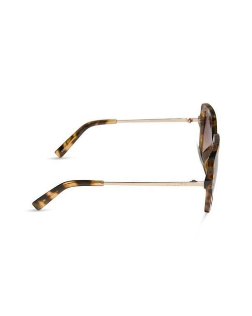 DIFF Brown 54Mm Square Sunglasses
