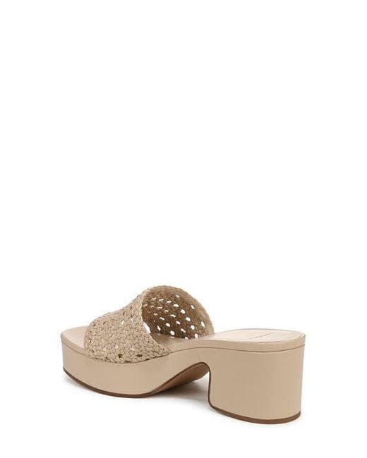 Vince Natural Margo Woven Platform Sandal
