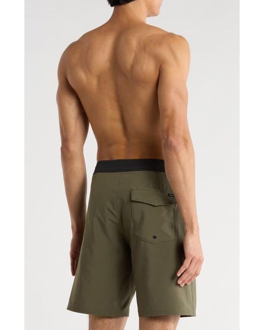 RVCA Green Va Solid Swim Trunks for men