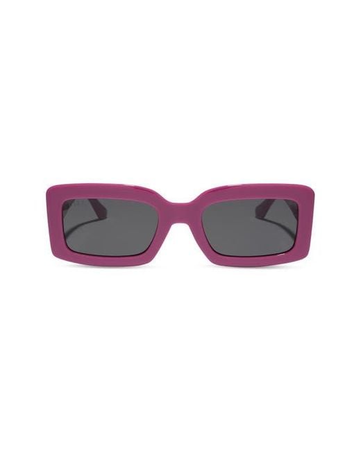DIFF Multicolor Katie 52Mm Gradient Rectangle Sunglasses
