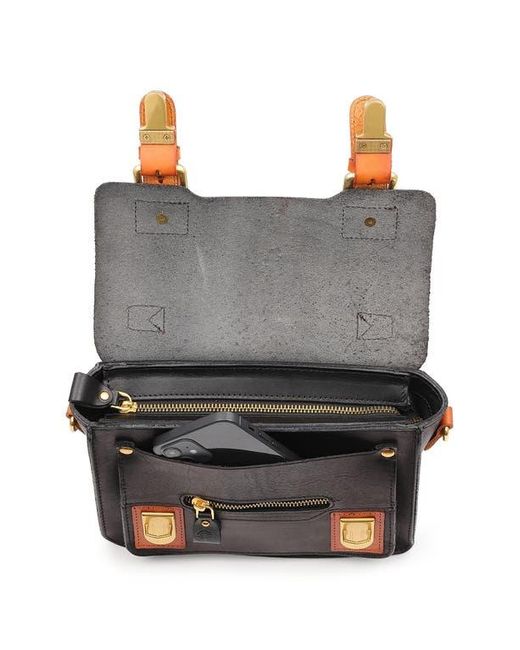 Old Trend Black Aster Mini Leather Satchel