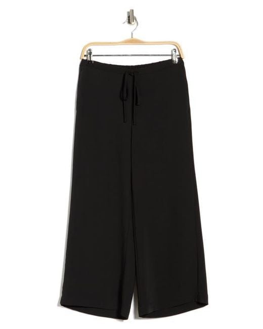 Nordstrom Rack Black Flat Front Drawstring Pants