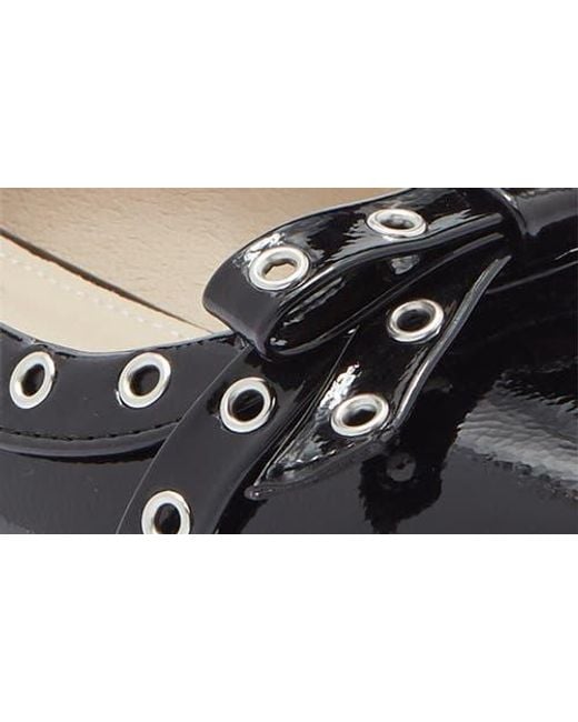 Rachel Roy White Blink Grommet Bow Flat