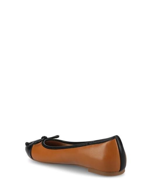 Journee Collection Black Kaiah Ballet Flat