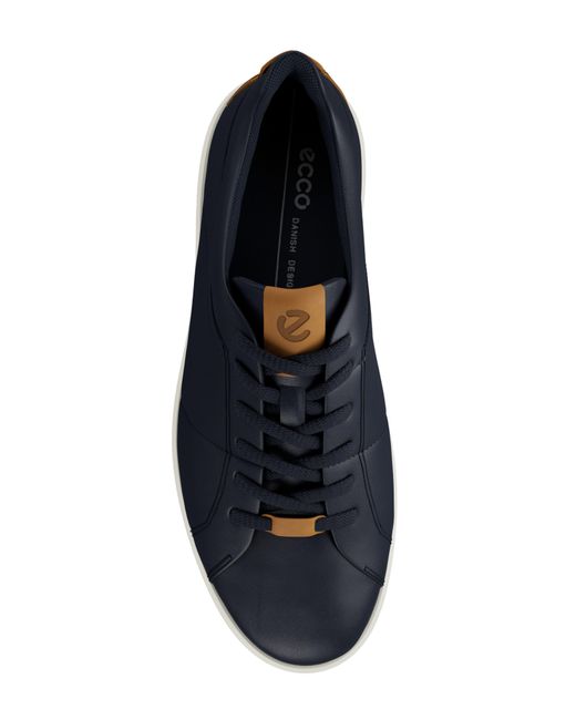 Ecco Blue Soft Classic Sneaker for men