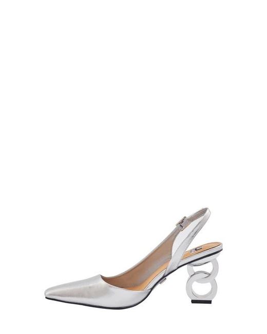 Ninety Union White Rain Slingback Pump