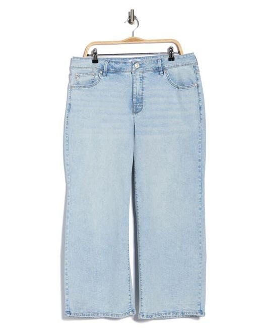 Seven7 Blue High Waist Loose Sneaker Jeans