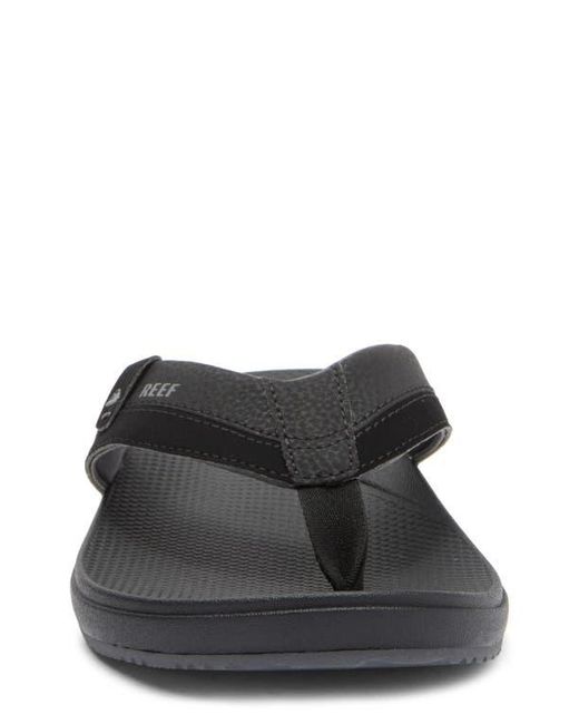 Reef Black Cushion Spring 2.0 Flip Flop for men