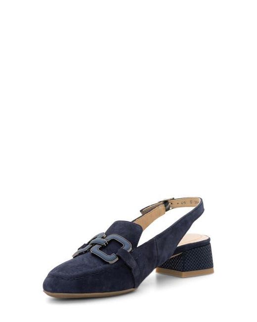 Ara Blue Granada Slingback Pump