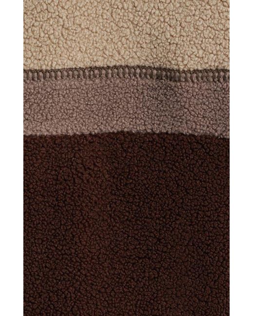 Ugg Brown Lachlan Uggfluff Shirt Jacket for men