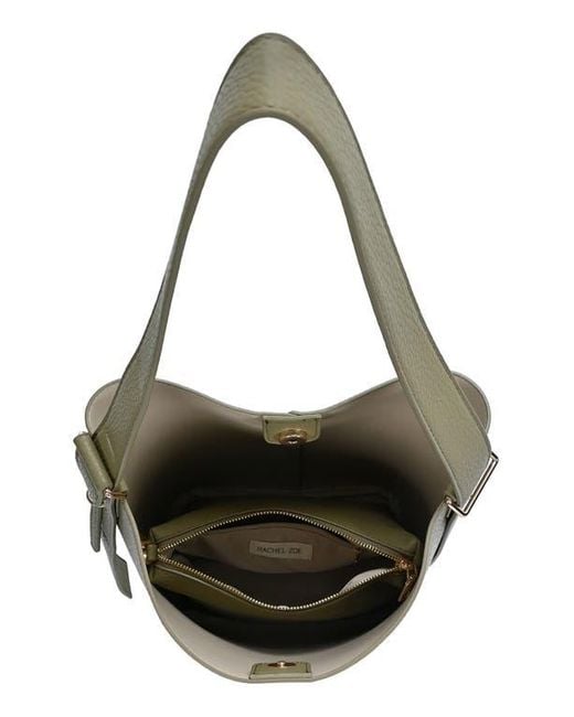 Rachel Zoe Green Faux Leather Hobo Bag