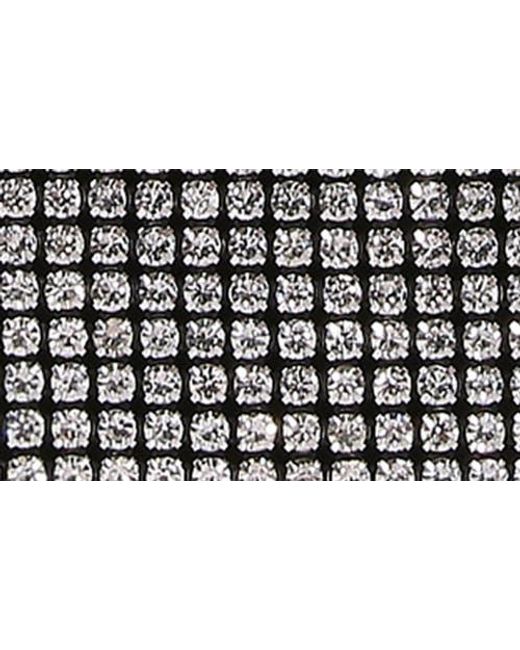 BERNESS Metallic Rhinestone Rectangular Shoulder Bag