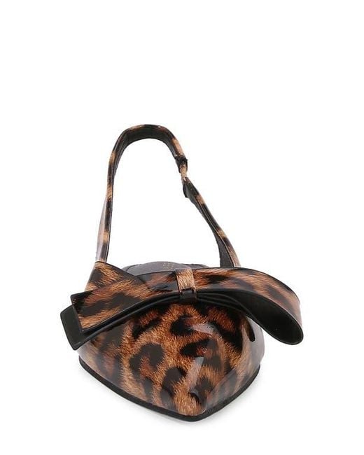 BERNESS Brown Bow Slingback Flat