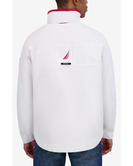 Nautica White Sailing Jacket for men