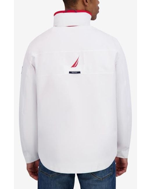 Nautica White Sailing Jacket for men