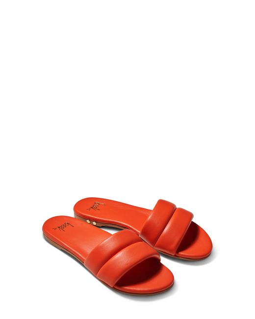 Beek Red Sugarbird Slide Sandal