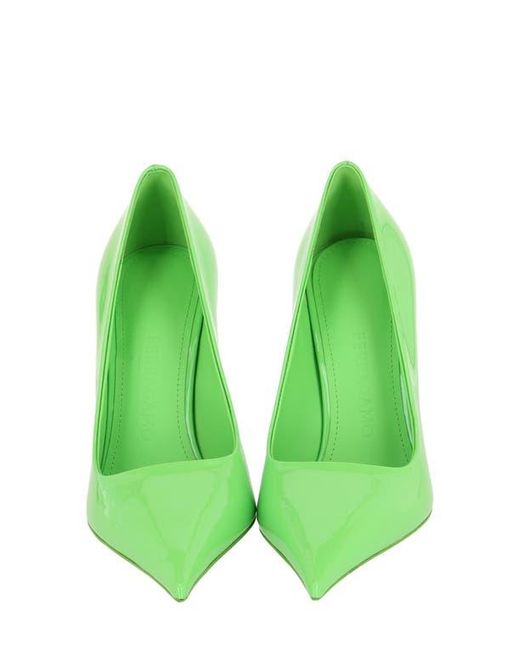 Ferragamo Green Pointed Toe Pump