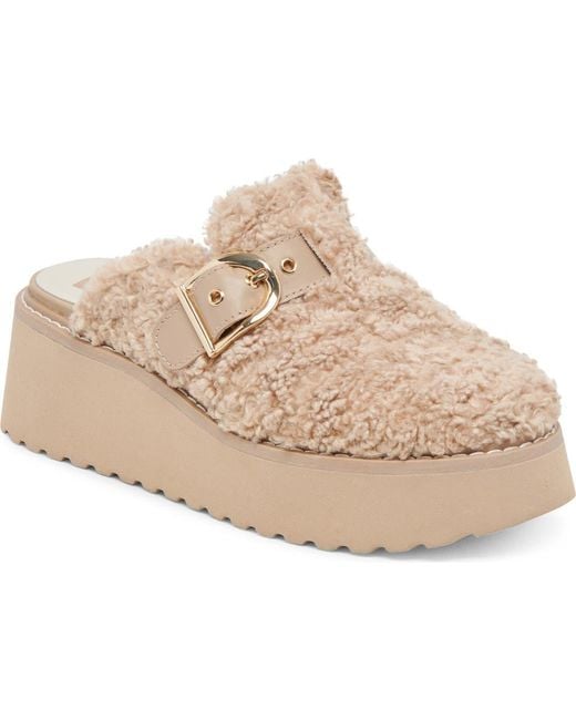 Dolce Vita Natural Lelani Faux Fur Mule