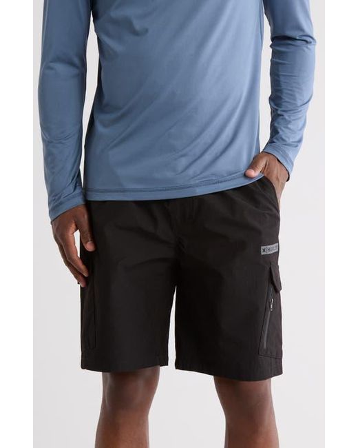 Hurley Black Command Cargo Shorts for men