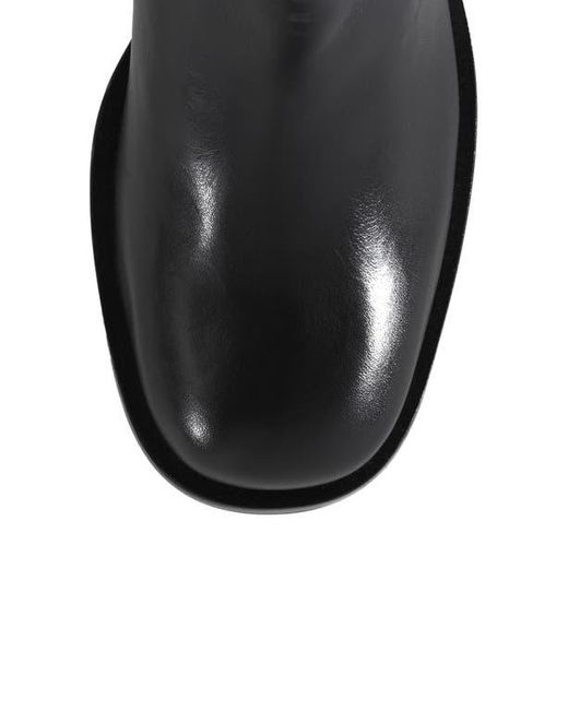 Seychelles Black Curl Up Leather Boot