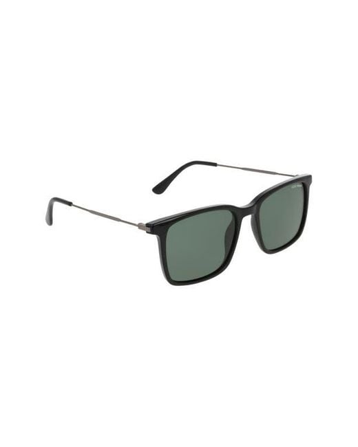 Cole Haan Green 55Mm Rectangular Sunglasses for men