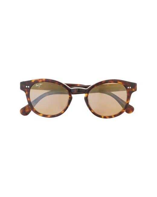 Maui Jim Natural 49Mm Core Round Polarized Sunglasses for men