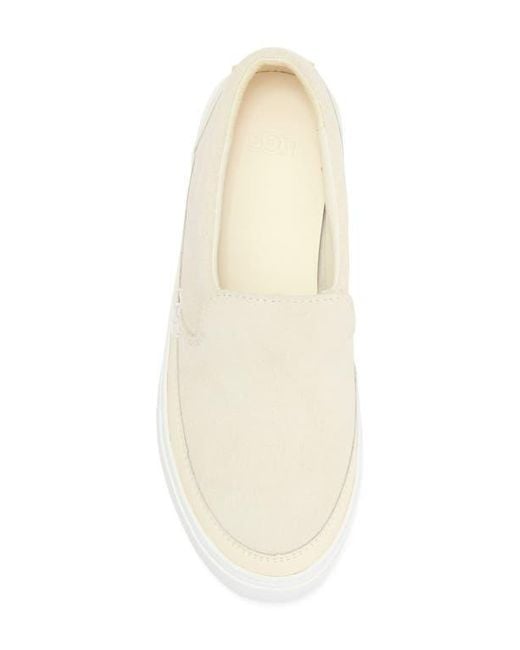 UGG Zilo Slip-On Sneaker in White | Lyst