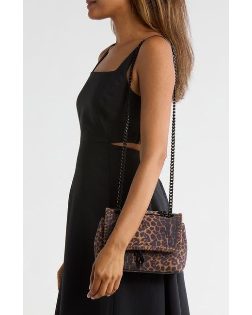 Rebecca Minkoff Brown Edie Whipstitch Suede Crossbody Bag