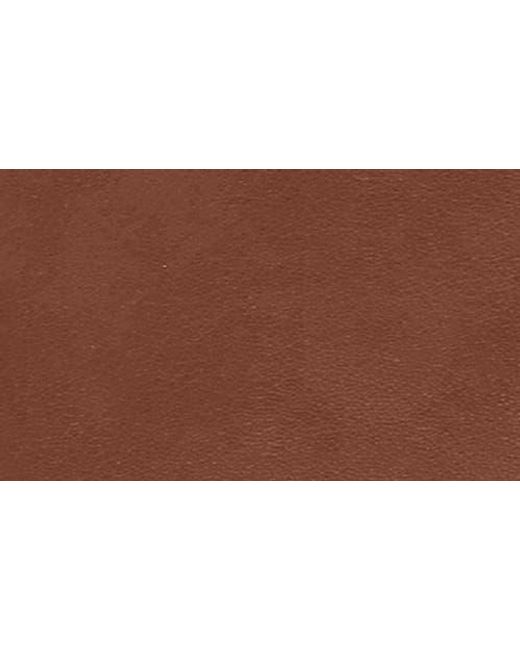 CHAMPS Brown Leather Passport Case