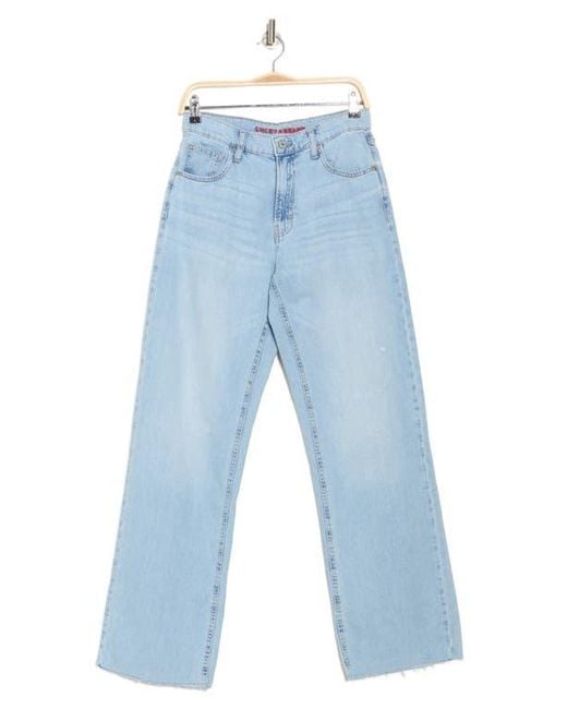 Lucky Brand Blue High Waist Wide Leg Jeans