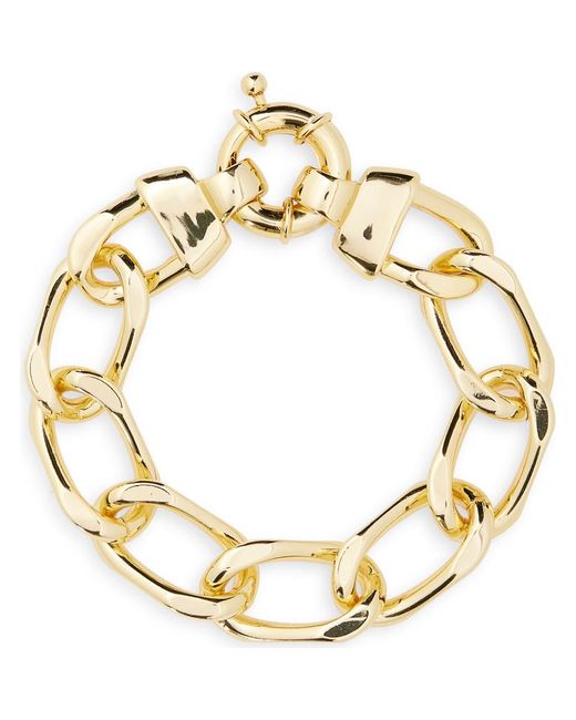 Argento Vivo Metallic Large Oval Chain Link Bracelet