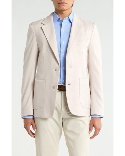 Bugatchi Natural Two Button Blazer for men