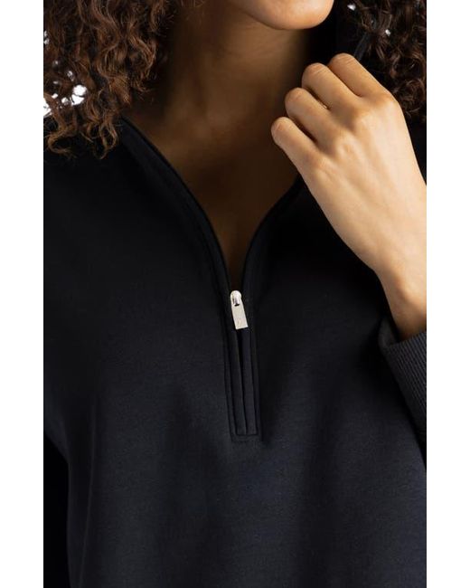 Travis Mathew Black Cloud Half Zip Pullover