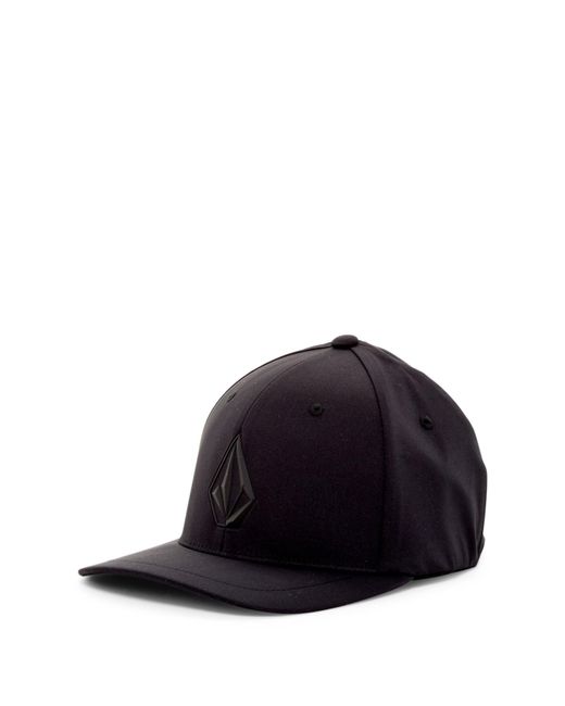 Volcom Black Stone Tech Delta Fitted Cap for men