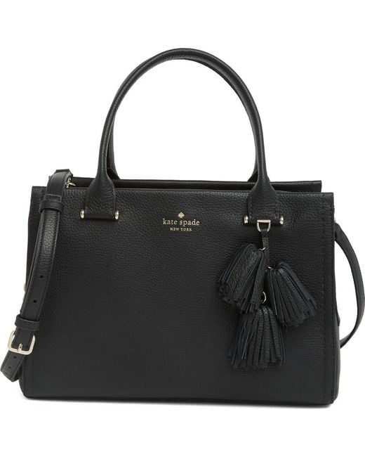 Kate Spade Black Palmer Drive Maryam Convertible Top-Handle Bag