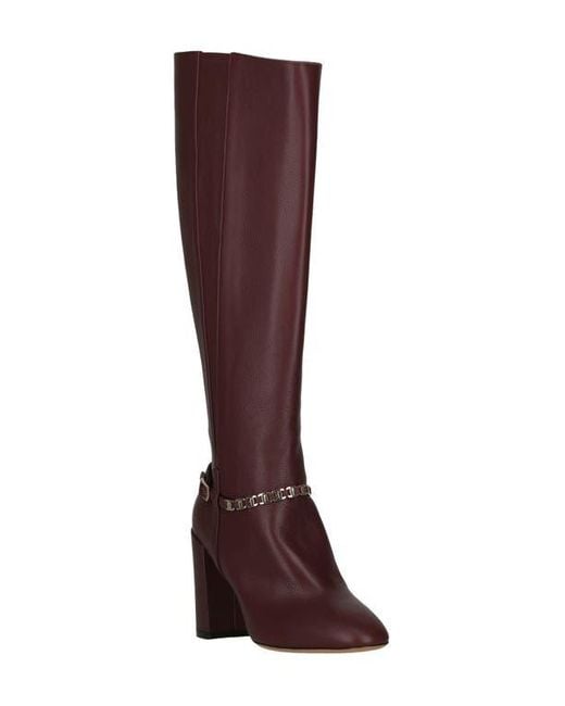 Ferragamo Brown Triba 85 Las Vegas Boot