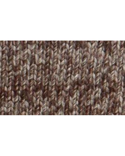 COS Brown Marled Wool Turtleneck Sweater