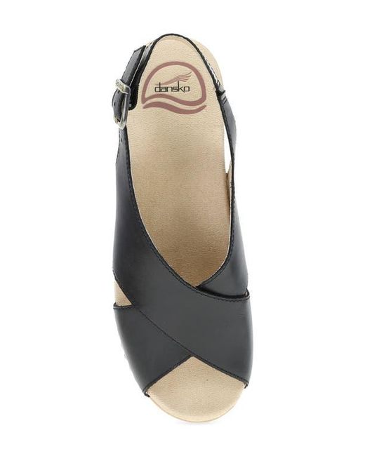 Dansko Gray Sloane Slingback Platform Sandal