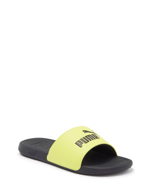 PUMA Yellow Cool Cat 2.0 Slide Sandal for men