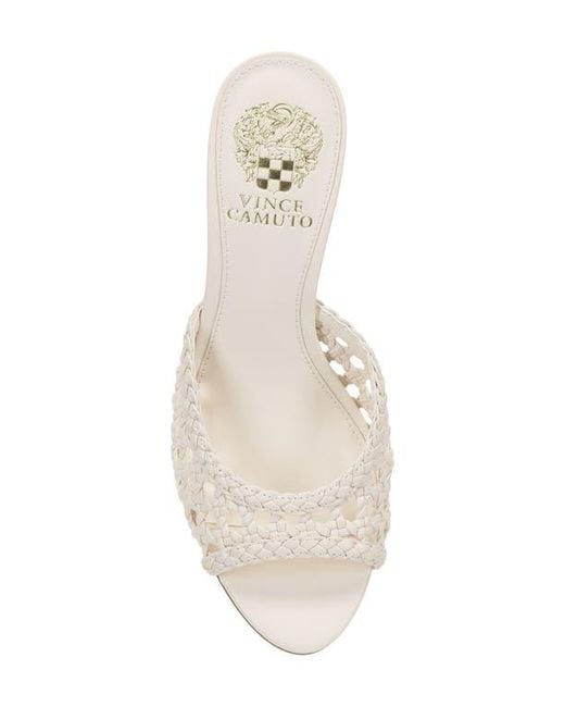 Vince Camuto White Prilany Mule Sandal