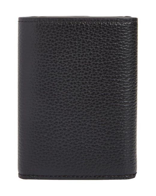 MCM Black Tech Trifold Flap Wallet