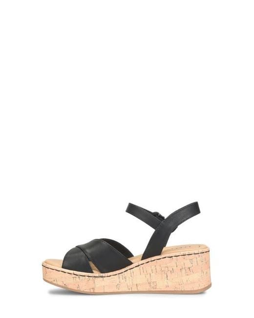 B O C BY BØRN Blue Lessa Wedge Sandal
