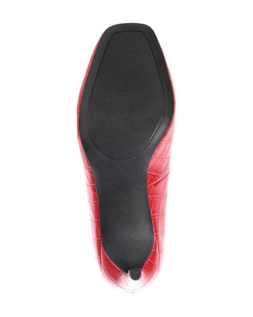 Journee Collection Red Monalee Pump