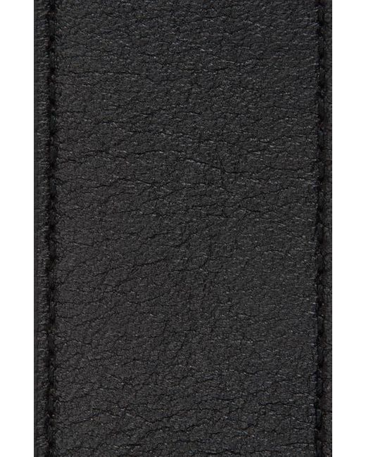 Cole Haan Black 32Mm Reversible Logo Plaque Buckle Belt for men