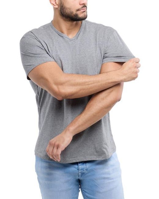 Xray Jeans Gray Flex Crewneck Cotton T-Shirt for men