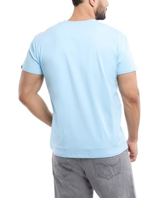 Xray Jeans Blue Flex Crewneck T-Shirt for men
