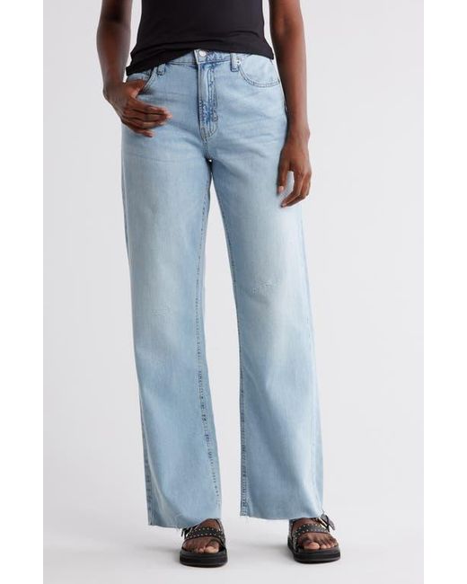 Lucky Brand Blue High Waist Wide Leg Jeans