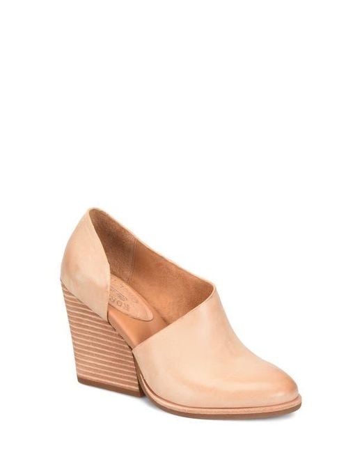 Kork-Ease Natural Hartwick Half D'Orsay Pump