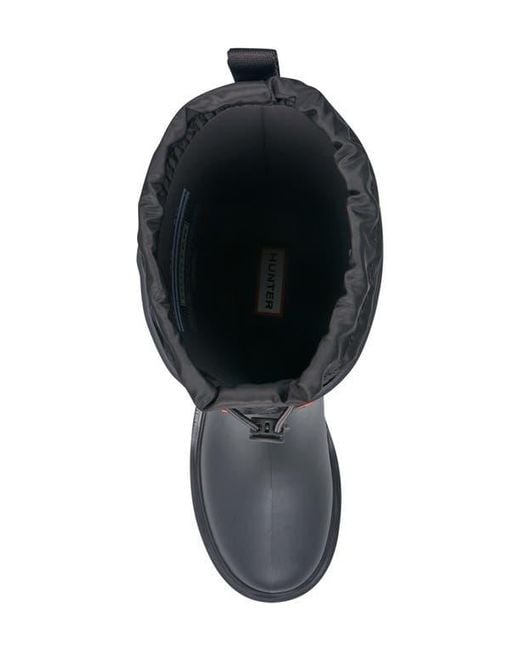 Hunter Black Carson Lug Sole Boot