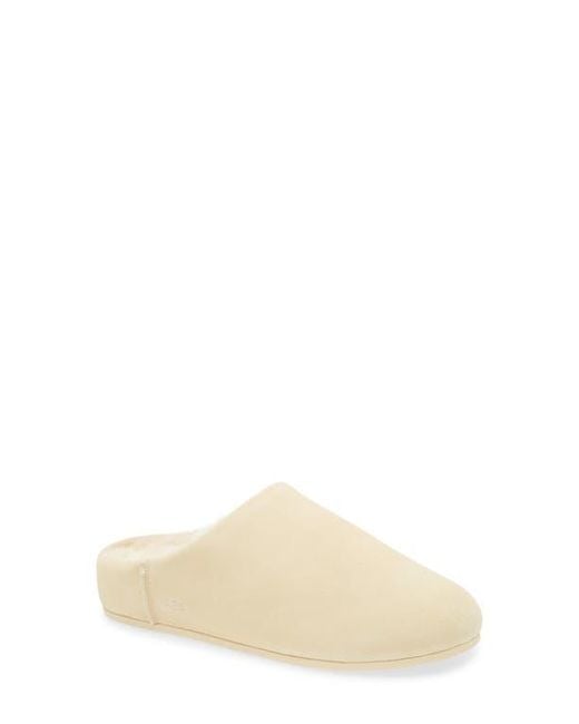 Ugg Natural Elea Waterproof Suede Slipper